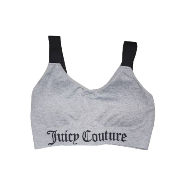 Juicy Couture Other - Juicy Couture Sports Bra with Adjustable Straps Gray Size 1X Plus Size Y2K
